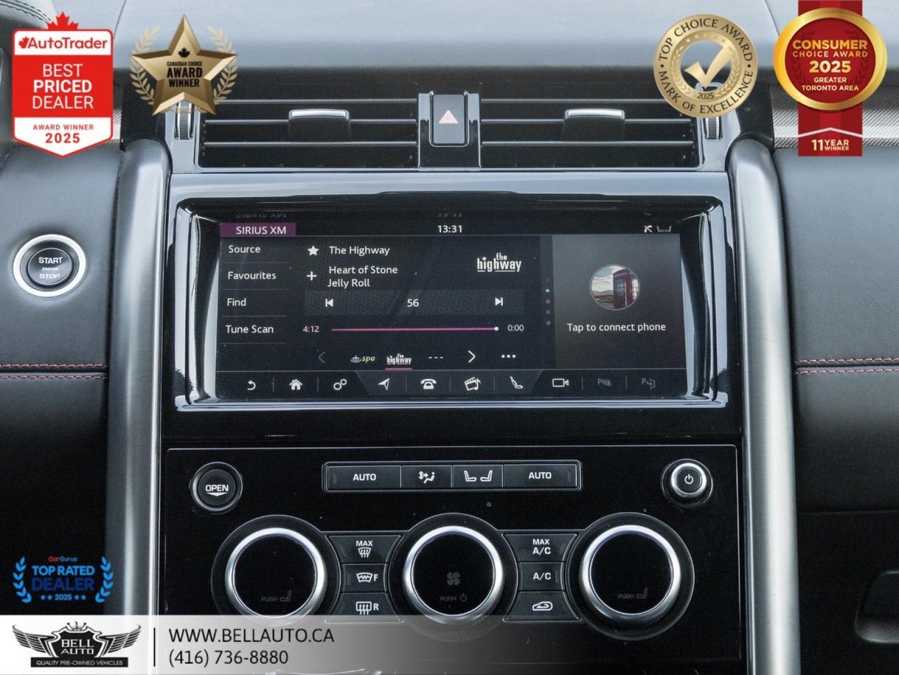 2019 Land Rover Discovery HSE Luxury | 7PASS | HUD | B.CAM | PANO | MERIDIAN | NOACCIDENT Toronto ON