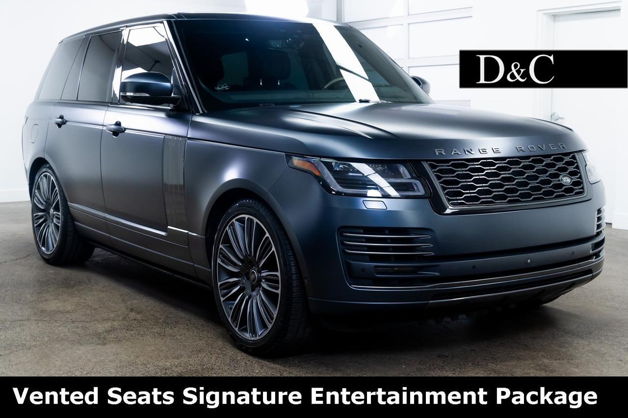 2019 Land Rover Range Rover 5.0L V8 Supercharged Autobiography Vented Seats Signature Entertainment Package Portland OR
