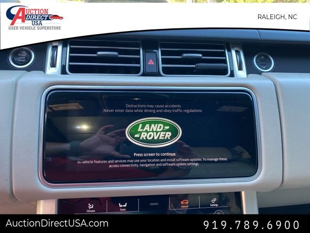 2019 Land Rover Range Rover 5.0L V8 Supercharged Raleigh NC