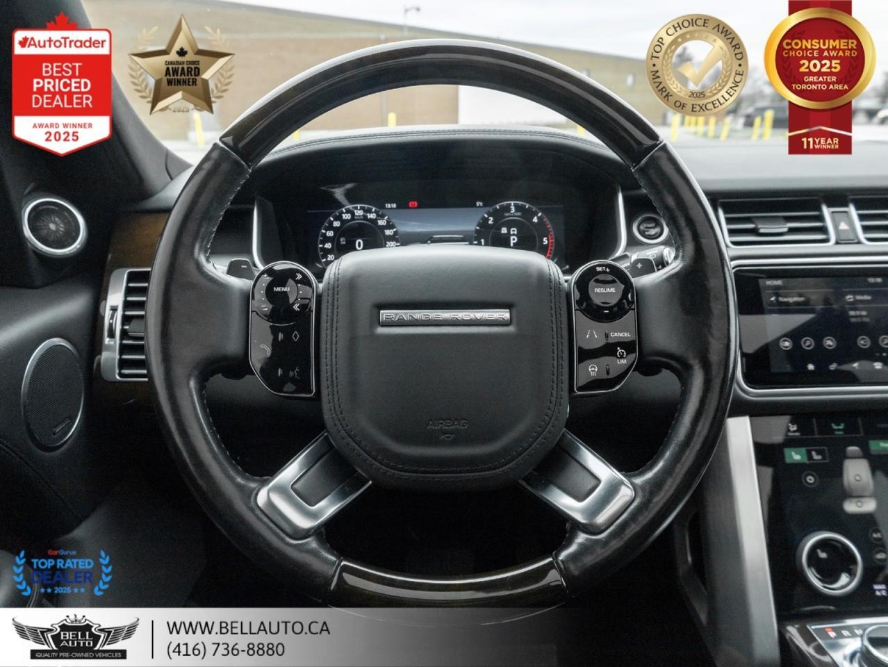 2019 Land Rover Range Rover HSE NAVI B.CAM PANO MERIDIAN WDTRIM 22WHLS NOACCIDENT Toronto ON