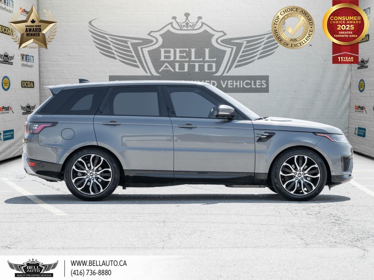 2019 Land Rover Range Rover Sport HSE | 21BLKWHEELS | HUD | PANO | MERIDIAN | B.SPOT | B.CAM | NOACCIDENT Toronto ON