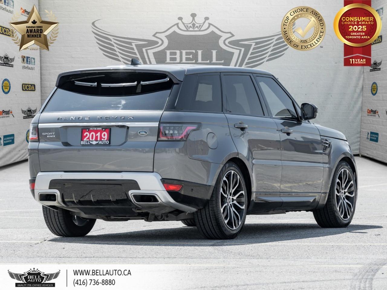 2019 Land Rover Range Rover Sport HSE | 21BLKWHEELS | HUD | PANO | MERIDIAN | B.SPOT | B.CAM | NOACCIDENT Toronto ON
