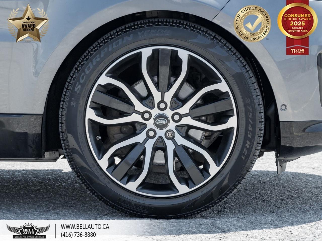 2019 Land Rover Range Rover Sport HSE | 21BLKWHEELS | HUD | PANO | MERIDIAN | B.SPOT | B.CAM | NOACCIDENT Toronto ON