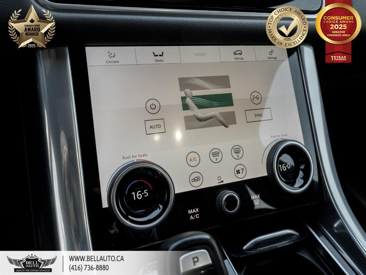 2019 Land Rover Range Rover Sport HSE 21GLOSSBLACKDIAMONDTURNEDWHEELS HUD PANORAMICROOF ONSTAR POWER&MEMORYSEATS BACKUPCAM NOACCIDENT Toronto ON