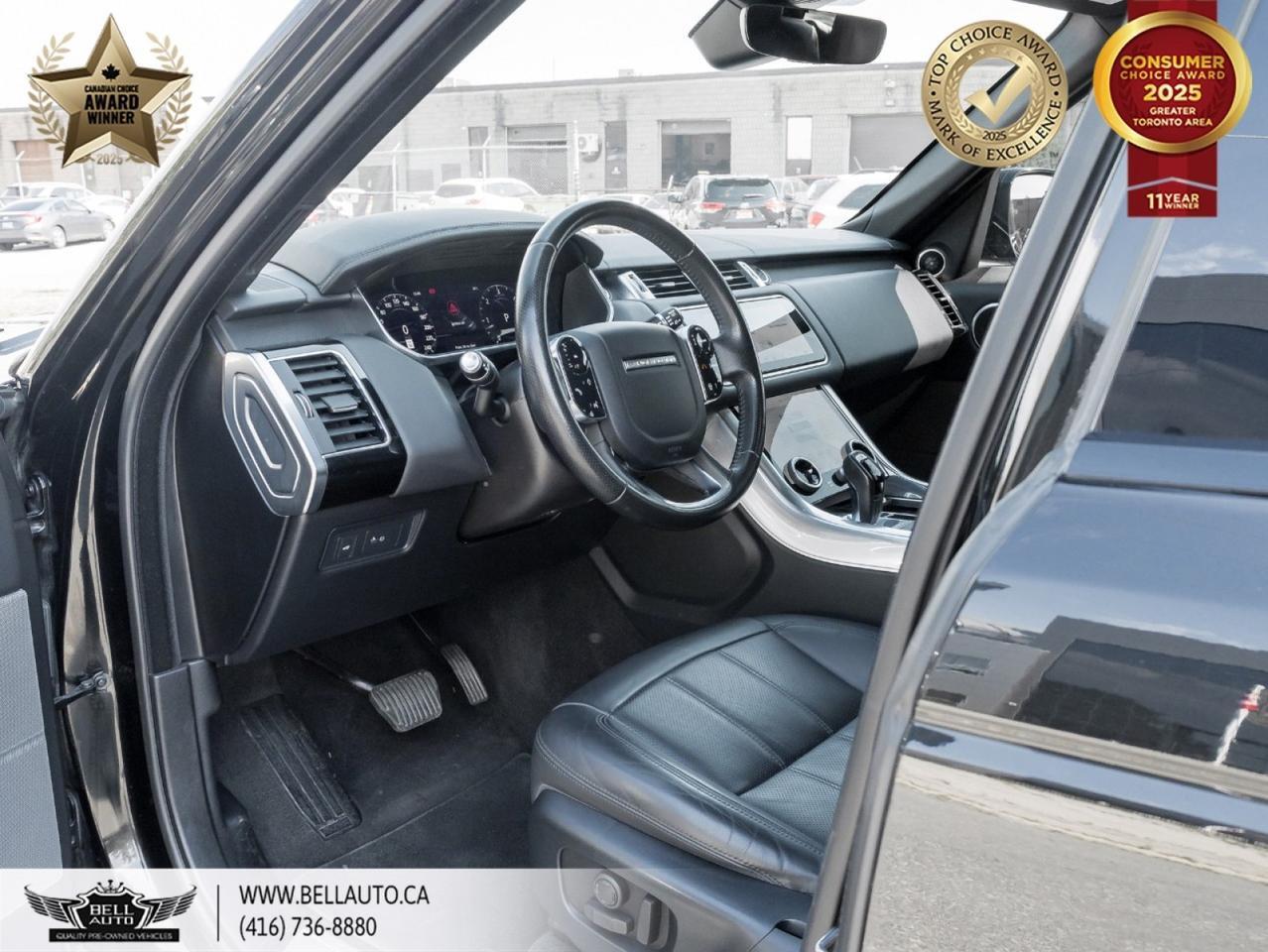 2019 Land Rover Range Rover Sport HSE 21GLOSSBLACKDIAMONDTURNEDWHEELS HUD PANORAMICROOF ONSTAR POWER&MEMORYSEATS BACKUPCAM NOACCIDENT Toronto ON