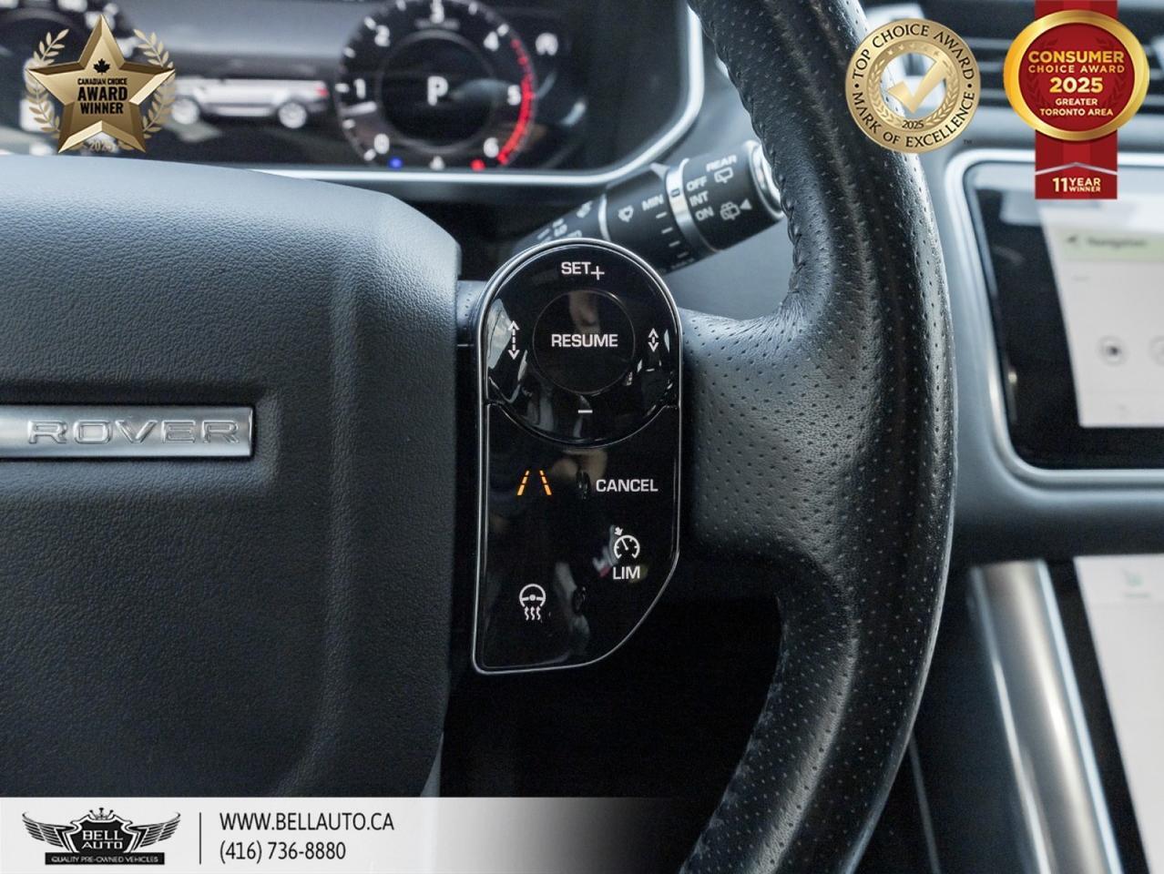 2019 Land Rover Range Rover Sport HSE 21GLOSSBLACKDIAMONDTURNEDWHEELS HUD PANORAMICROOF ONSTAR POWER&MEMORYSEATS BACKUPCAM NOACCIDENT Toronto ON