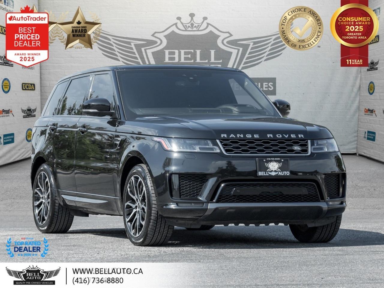 2019 Land Rover Range Rover Sport HSE 21GLOSSBLACKDIAMONDTURNEDWHEELS HUD PANORAMICROOF ONSTAR POWER&MEMORYSEATS BACKUPCAM NOACCIDENT