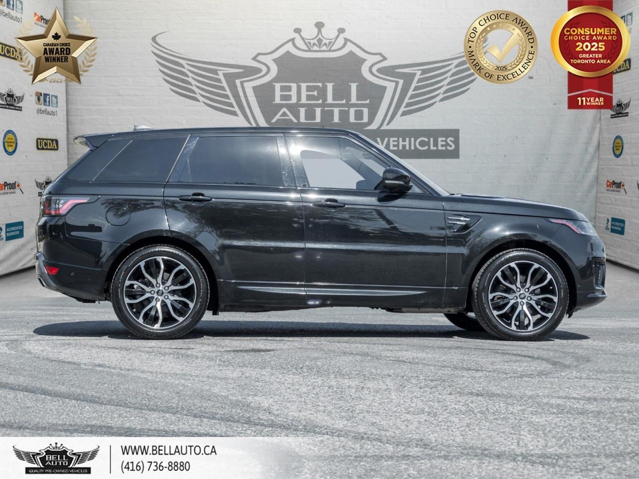 2019 Land Rover Range Rover Sport HSE 21GLOSSBLACKDIAMONDTURNEDWHEELS HUD PANORAMICROOF ONSTAR POWER&MEMORYSEATS BACKUPCAM NOACCIDENT Toronto ON