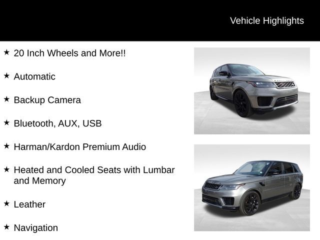 2019 Land Rover Range Rover Sport HSE Raleigh NC