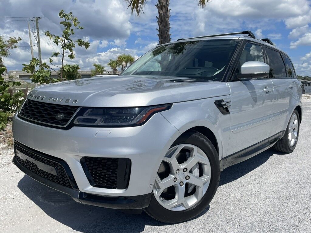 2019 Land Rover Range Rover Sport HSE~CLEAN CARFAX~ADJUSTABLE SUSPENSION~BLIND SPOT WARNING~CRASH SENSORS~MEMORIZED SEAT SETTINGS~PANORAMIC MOONROOF / SUNROOF~PREMIUM LEATHER SEATS~PREMIUM SOUND SYSTEM~REMOTE ENGINE START Sarasota FL
