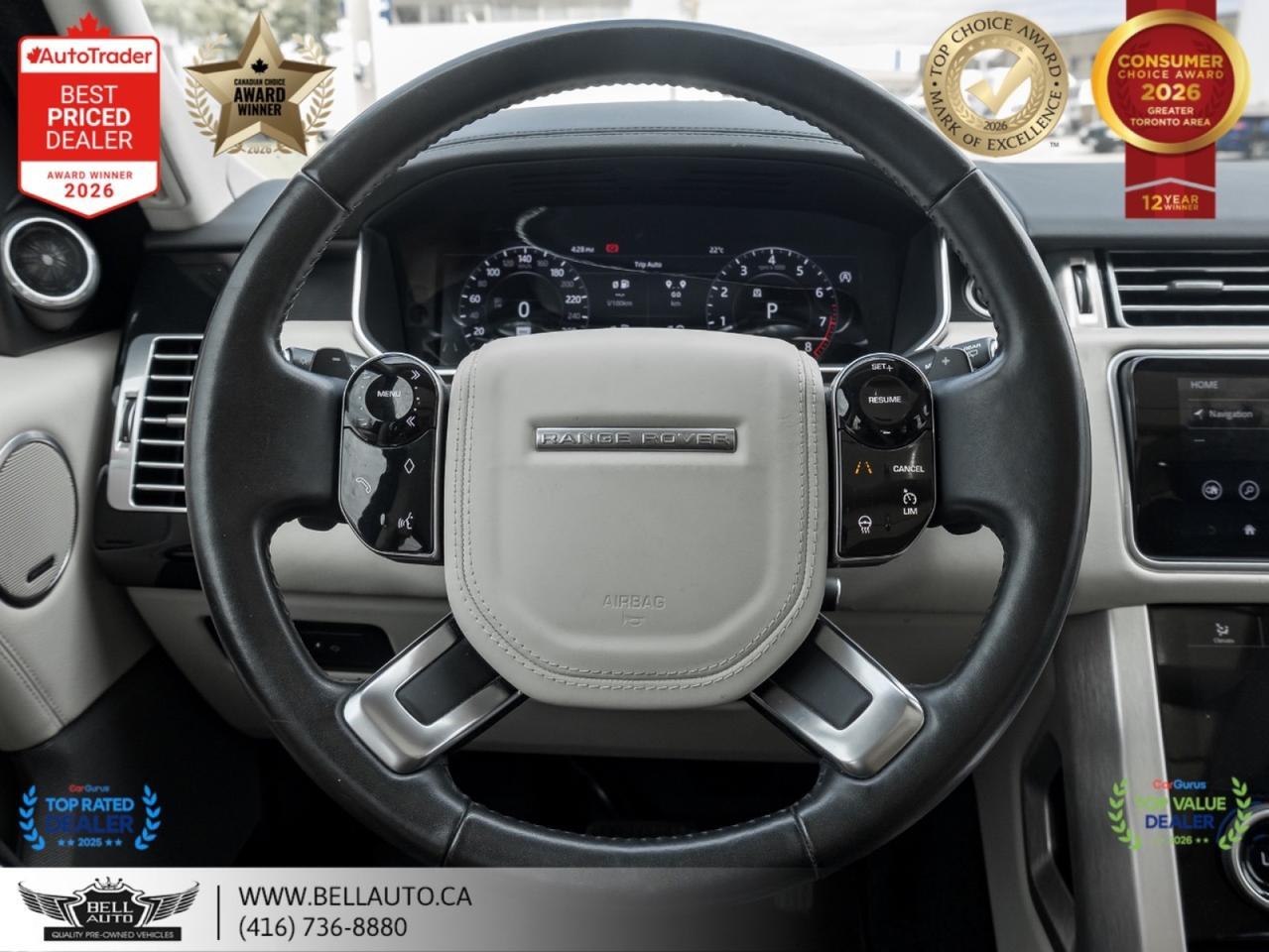 2019 Land Rover Range Rover V8 SC | HUD | NAVI | B.CAM | PANO | MERIDIAN | 22RIMS Toronto ON