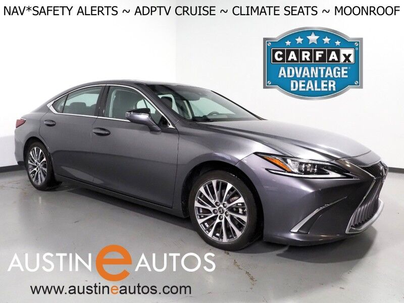 2019 Lexus ES 350 *PREMIUM PKG, NAVIGATION, ADAPTIVE CRUISE, SAFETY ALERTS, BACKUP-CAMERA, MOONROOF, CLIMATE SEATS, HEATED STEERING, INTUITIVE PARK ASSIST, REMOTE START, KEYLESS ENTRY, APPLE CARPLAY