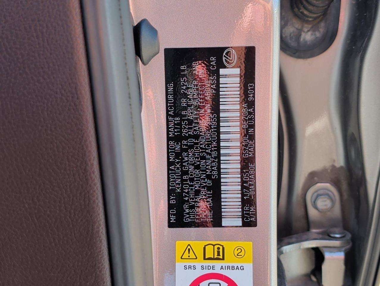 2019 Lexus ES 350 San Juan TX