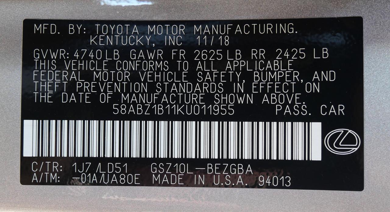 2019 Lexus ES 350 San Juan TX