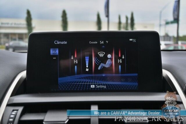 2019 Lexus NX 300h / AWD / Heated & Cooled Leather Seats / Sunroof / Blind Spot & Lane Departure Alert / Collision Alert / Bluetooth / Back Up Camera / Keyless Entry & Start / Power Liftgate / Low Miles / 33 MPG / 1-Owner Anchorage AK