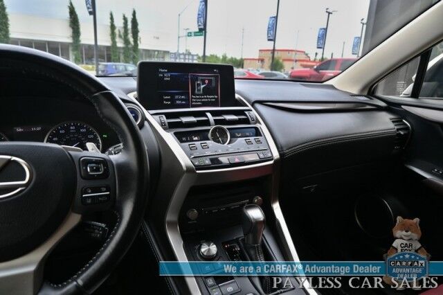 2019 Lexus NX 300h / AWD / Heated & Cooled Leather Seats / Sunroof / Blind Spot & Lane Departure Alert / Collision Alert / Bluetooth / Back Up Camera / Keyless Entry & Start / Power Liftgate / Low Miles / 33 MPG / 1-Owner Anchorage AK