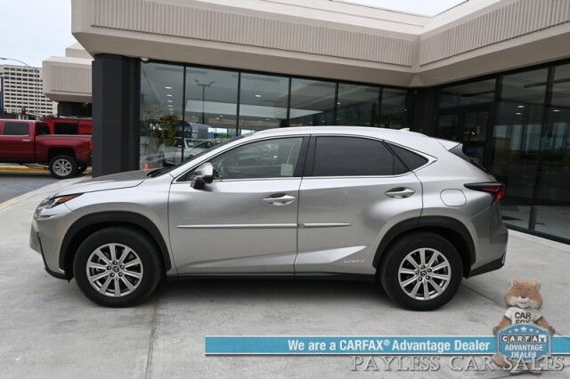 2019 Lexus NX 300h / AWD / Heated & Cooled Leather Seats / Sunroof / Blind Spot & Lane Departure Alert / Collision Alert / Bluetooth / Back Up Camera / Keyless Entry & Start / Power Liftgate / Low Miles / 33 MPG / 1-Owner Anchorage AK