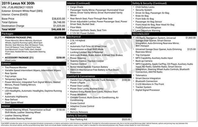 2019 Lexus NX 300h Raleigh NC