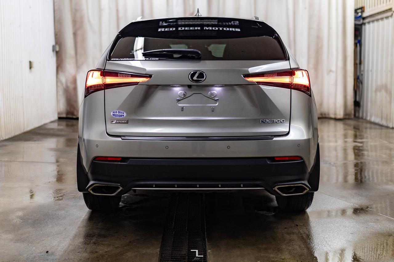 2019 Lexus NX300 AWD F-Sport II Leather Roof Nav BCam Red Deer AB