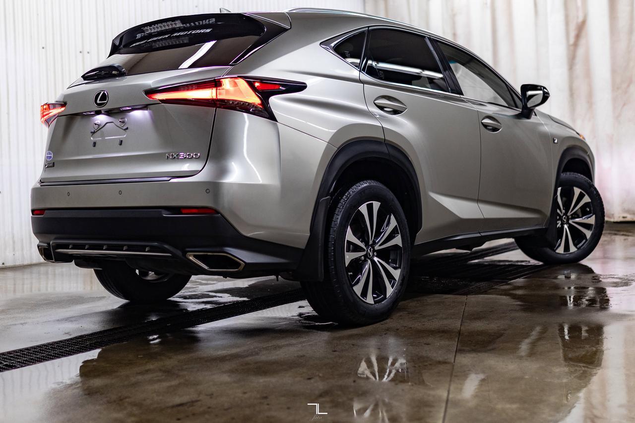 2019 Lexus NX300 AWD F-Sport II Leather Roof Nav BCam Red Deer AB