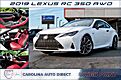 2019 Lexus RC 350 AWD / Mark Levinson Audio / Triple Beam Headlights!