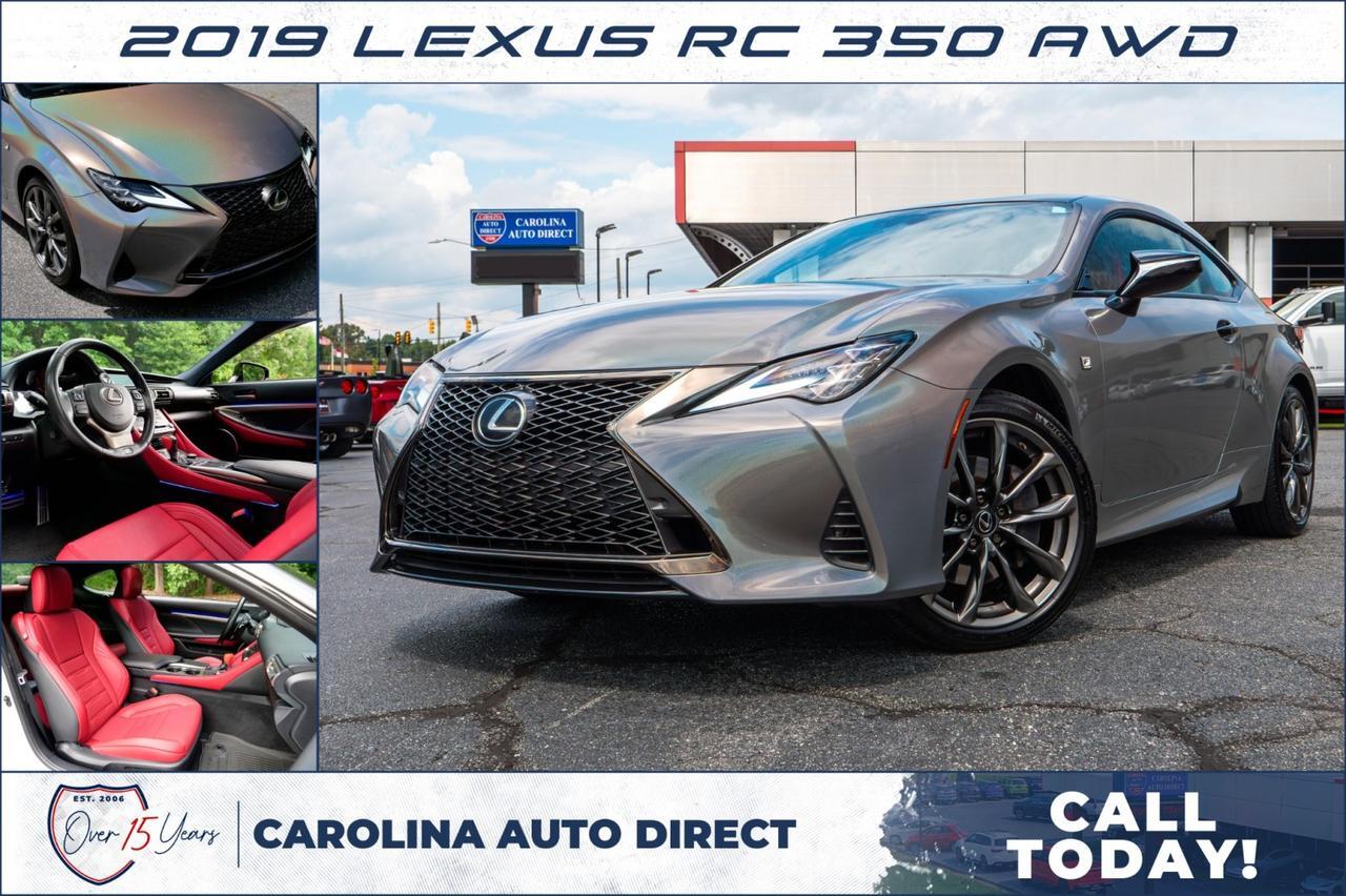2019 Lexus RC 350 AWD / Mark Levinson Audio / Triple Beam Headlights! Lincolnton NC