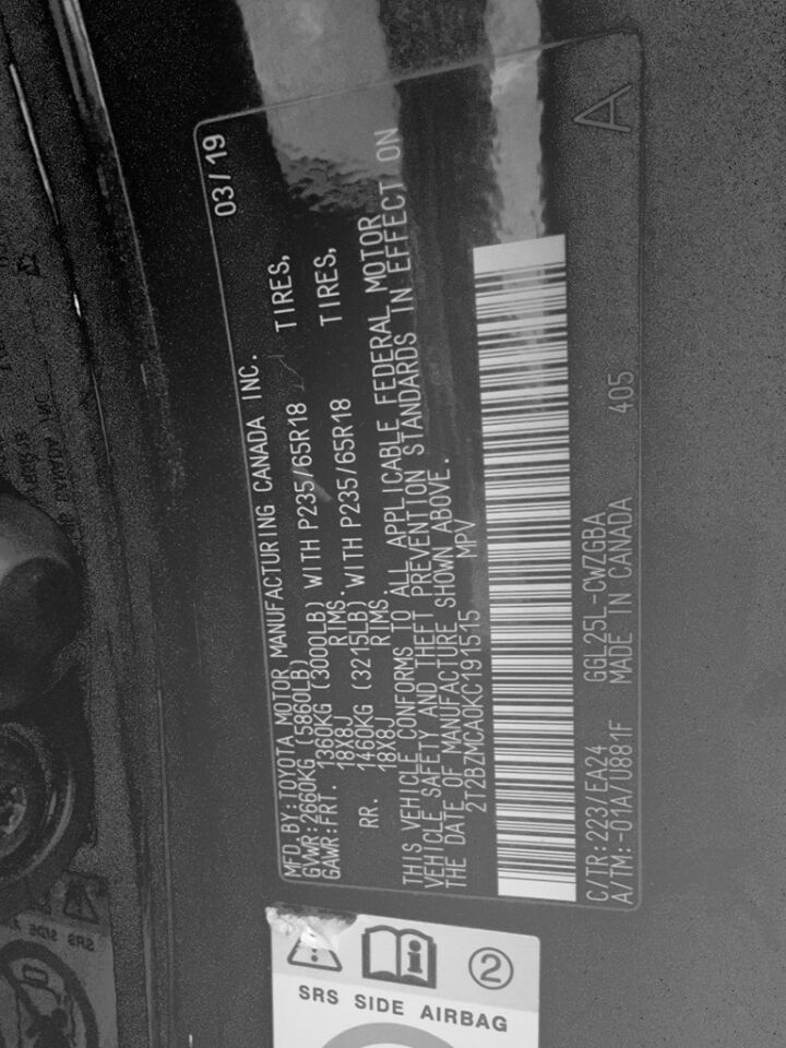 2019 Lexus RX 350 AWD