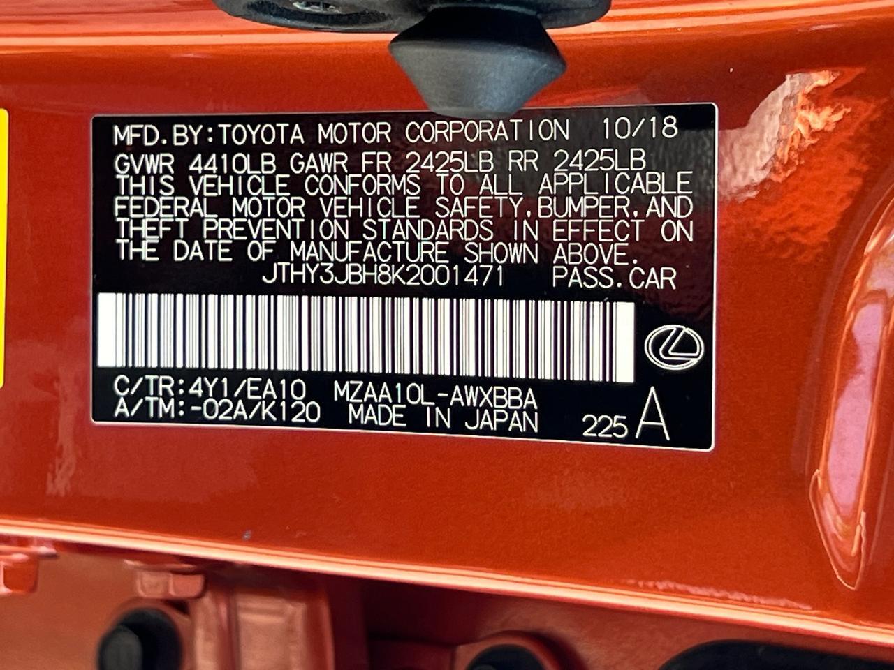 2019 Lexus UX 200 Base Hagerstown MD