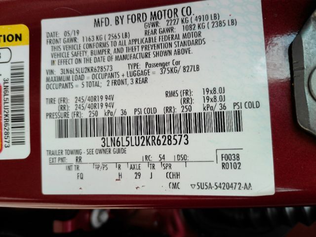 2019 Lincoln MKZ Hybrid Reserve I Plano TX