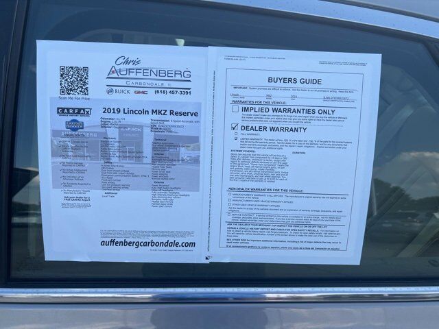2019 Lincoln MKZ Reserve I Carbondale IL