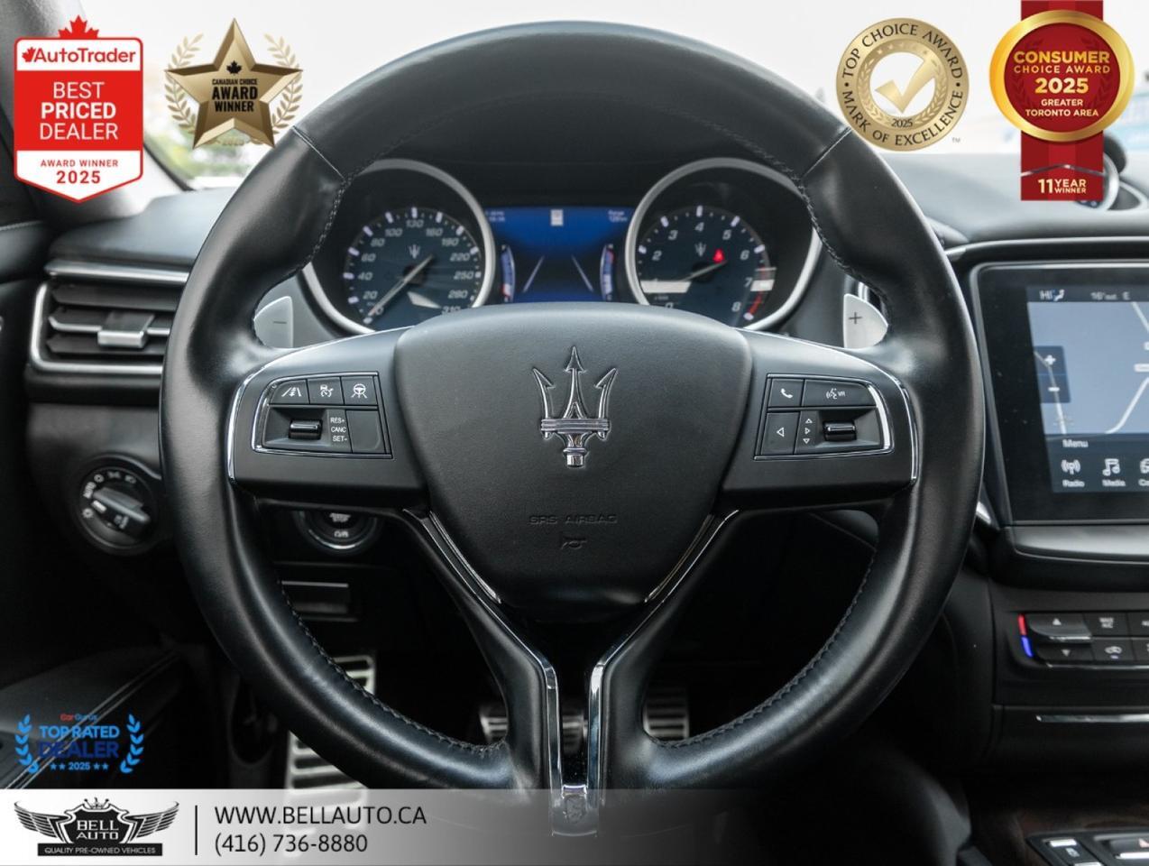 2019 Maserati Ghibli S Q4 | GRANLUSSO | NAVI | 360CAM | HARMAN | SUNROOF | NOACCIDENT Toronto ON