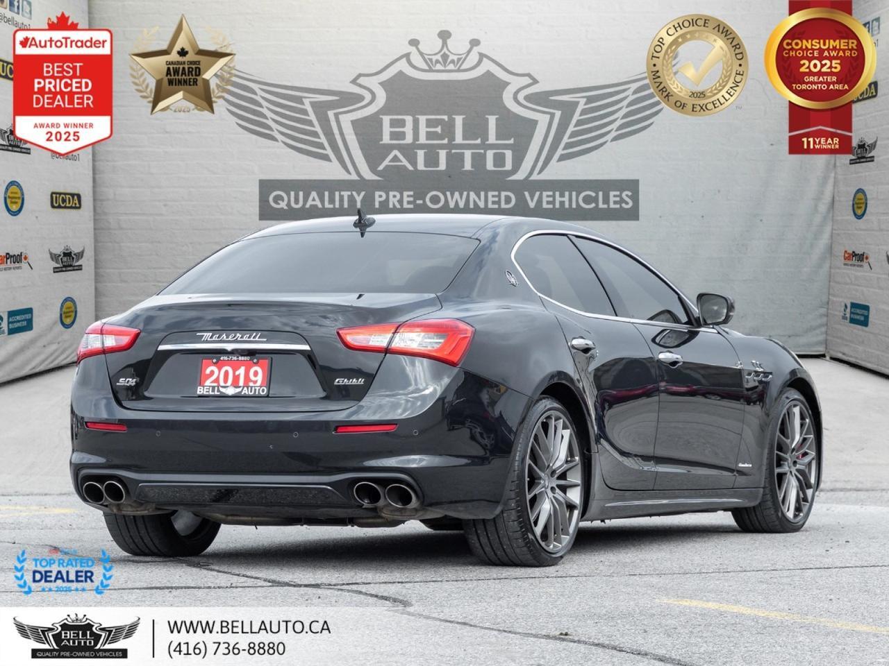 2019 Maserati Ghibli S Q4 | GRANLUSSO | NAVI | 360CAM | HARMAN | SUNROOF | NOACCIDENT Toronto ON