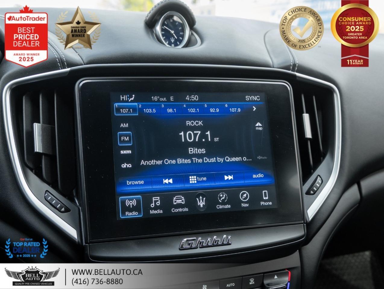 2019 Maserati Ghibli S Q4 GRANLUSSO | NAVI | 360CAM | HARMAN | SUNROOF | NOACCIDENT Toronto ON