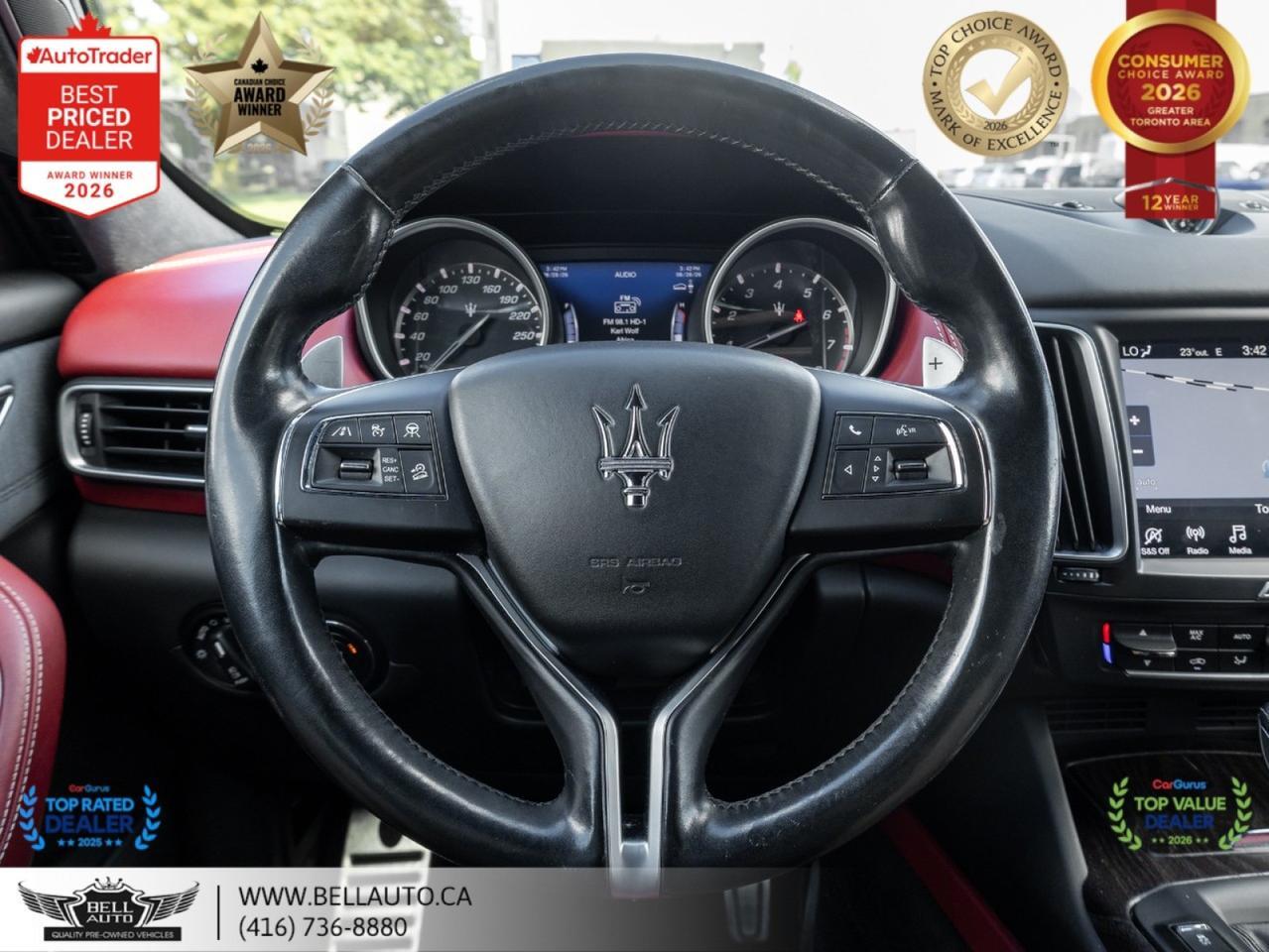 2019 Maserati Levante GranLusso | NAVI | 360CAM | PANO | REDLTHR | HARMAN | NOACCIDENT Toronto ON