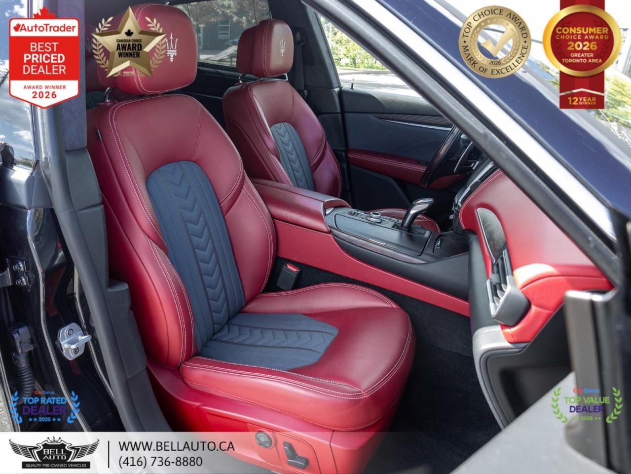 2019 Maserati Levante GranLusso | NAVI | 360CAM | PANO | REDLTHR | HARMAN | NOACCIDENT Toronto ON