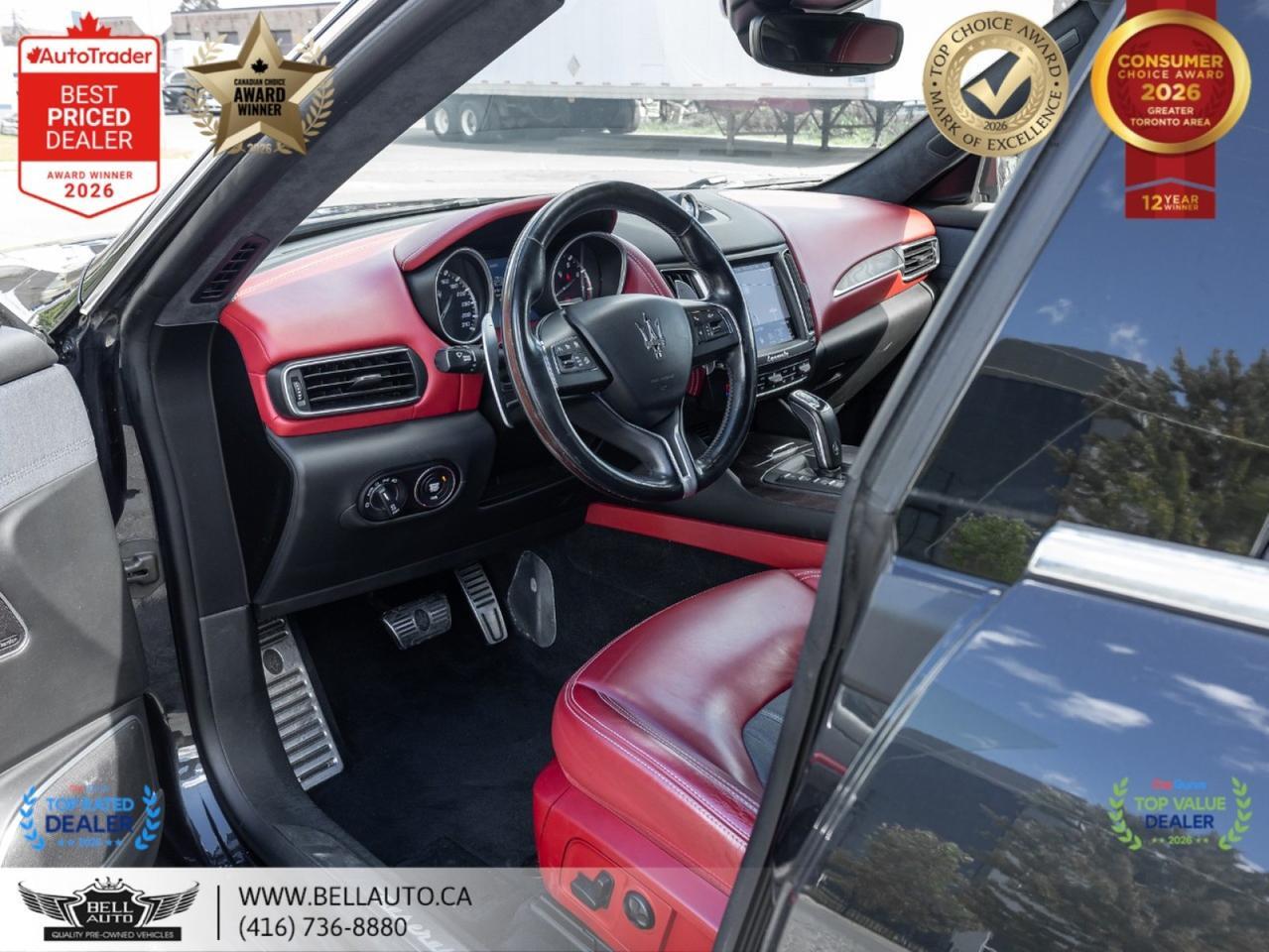 2019 Maserati Levante GranLusso | NAVI | 360CAM | PANO | REDLTHR | HARMAN | NOACCIDENT Toronto ON