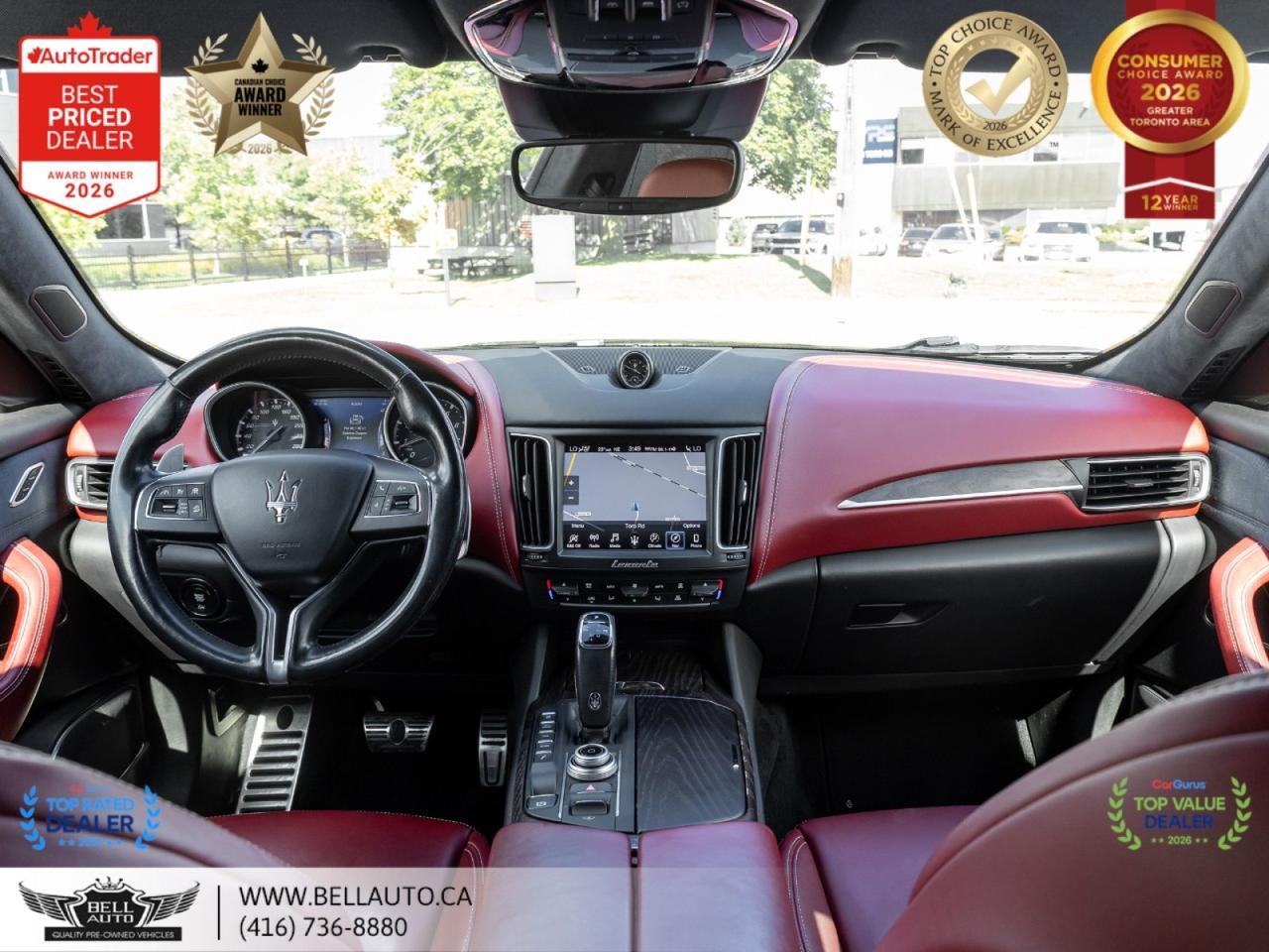 2019 Maserati Levante GranLusso | NAVI | 360CAM | PANO | REDLTHR | HARMAN | NOACCIDENT Toronto ON