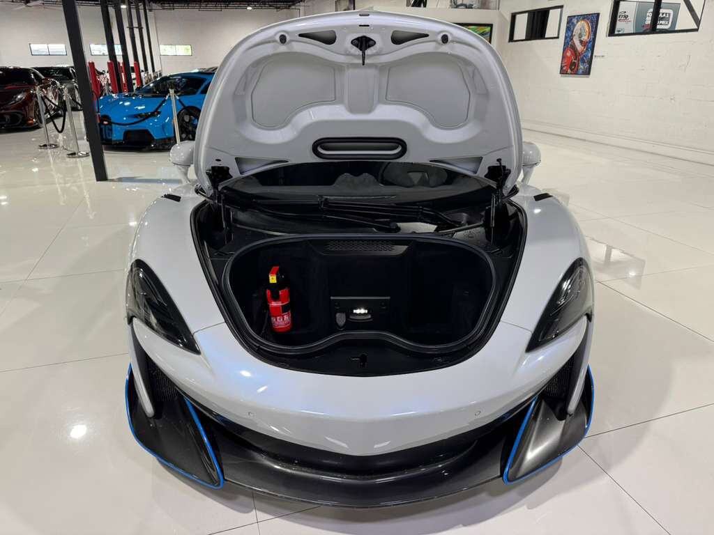2019 McLaren 600LT MSO Cirrus Grey paint, MSO louvered fenders, P1 seats, carbon galore AND MORE!! Fort Lauderdale FL
