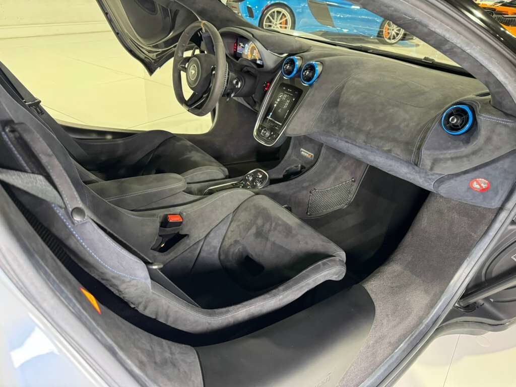 2019 McLaren 600LT MSO Cirrus Grey paint, MSO louvered fenders, P1 seats, carbon galore AND MORE!! Fort Lauderdale FL