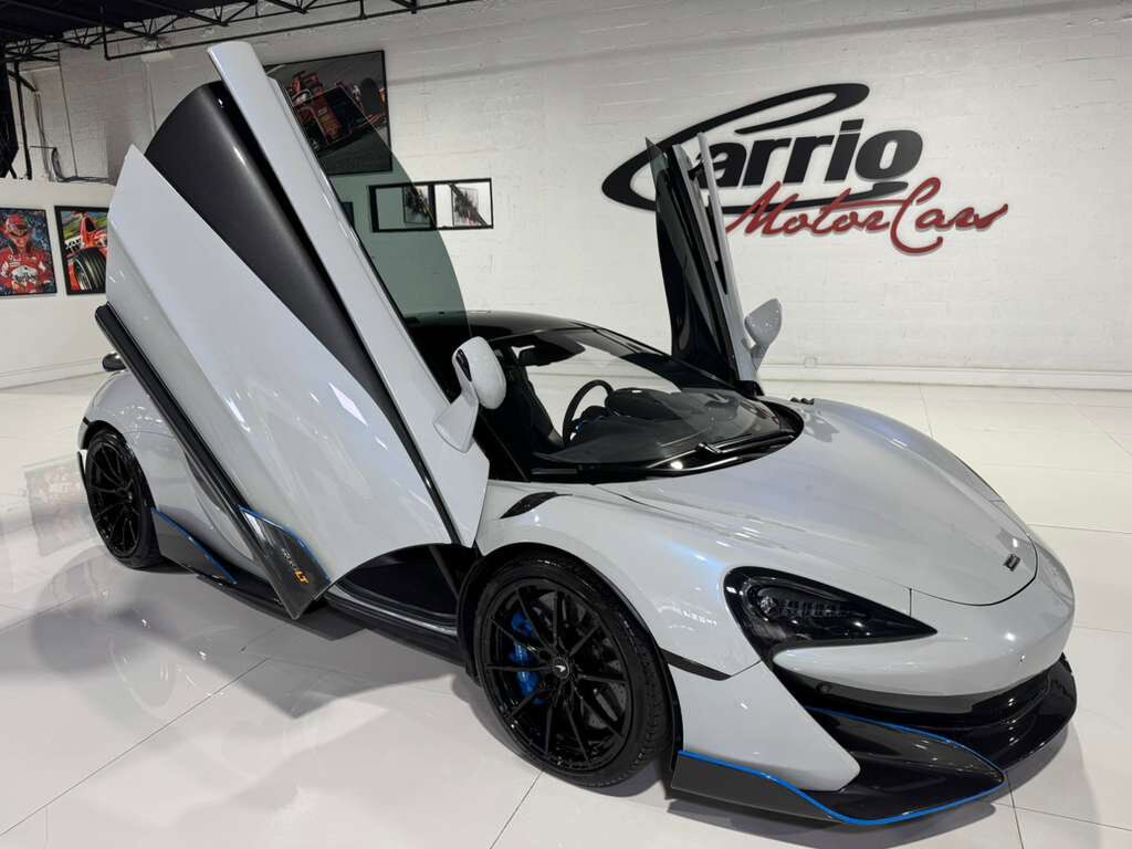 2019 McLaren 600LT MSO Cirrus Grey paint, MSO louvered fenders, P1 seats, carbon galore AND MORE!! Fort Lauderdale FL