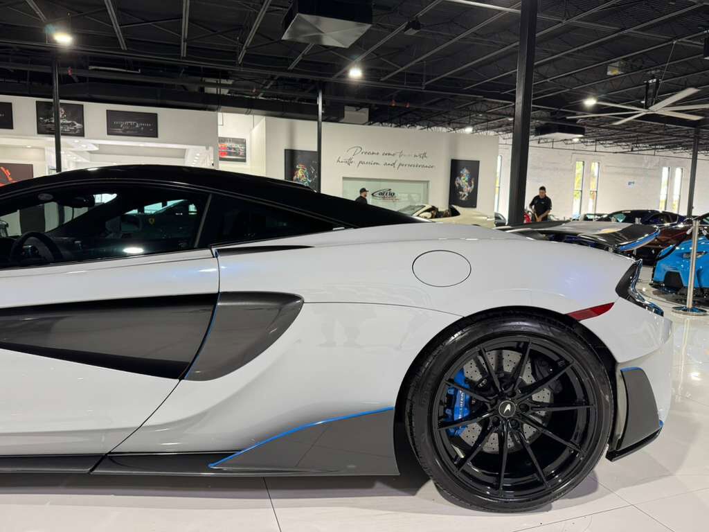 2019 McLaren 600LT MSO Cirrus Grey paint, MSO louvered fenders, P1 seats, carbon galore AND MORE!! Fort Lauderdale FL