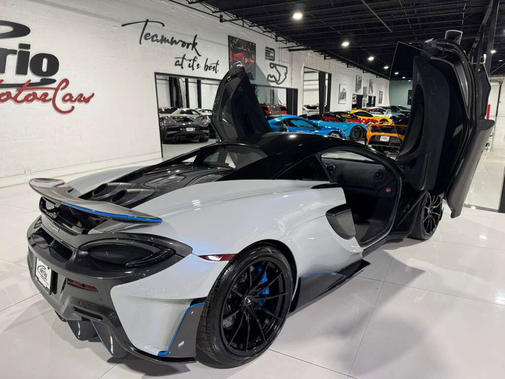 2019 McLaren 600LT MSO Cirrus Grey paint, MSO louvered fenders, P1 seats, carbon galore AND MORE!! Fort Lauderdale FL