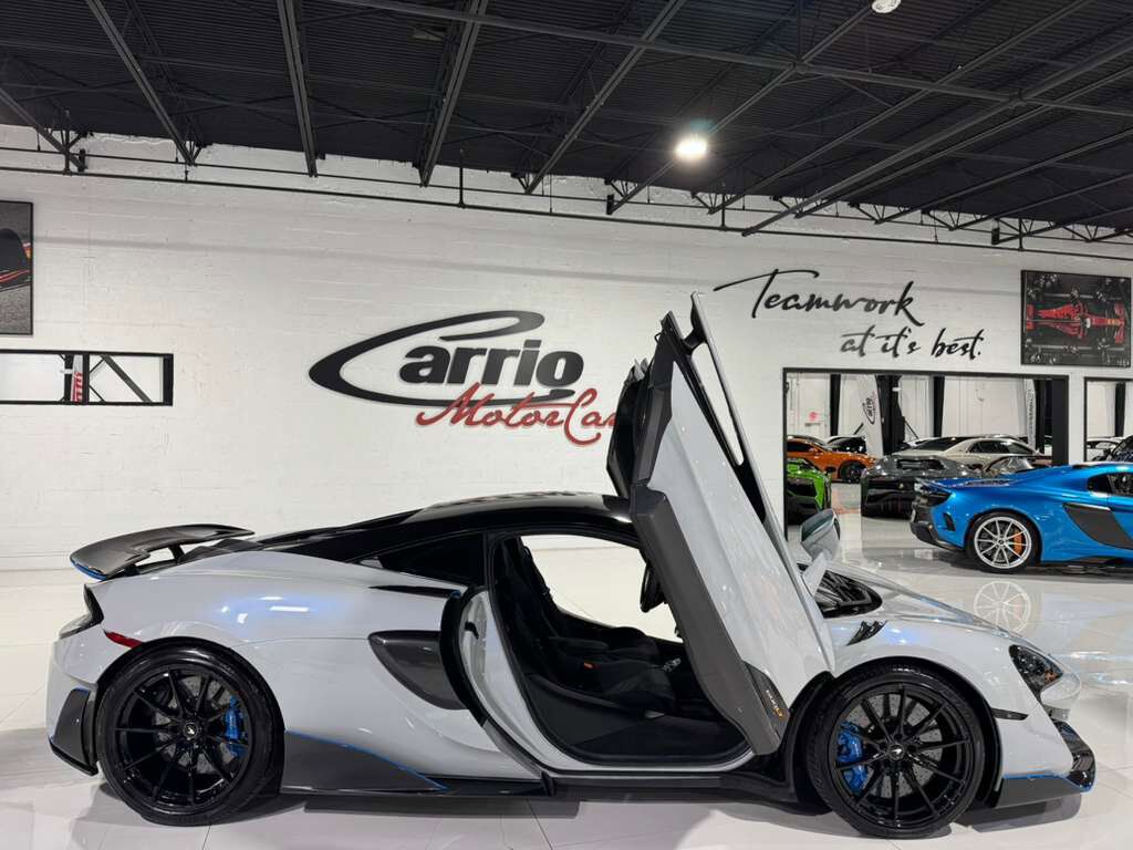 2019 McLaren 600LT MSO Cirrus Grey paint, MSO louvered fenders, P1 seats, carbon galore AND MORE!! Fort Lauderdale FL