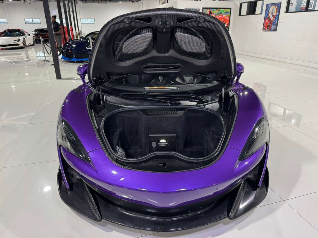 2019 McLaren 600LT MSO Mauvine Blue paint, MSO fenders, Senna seats, B&W audio, carbon galore AND MORE!! Fort Lauderdale FL