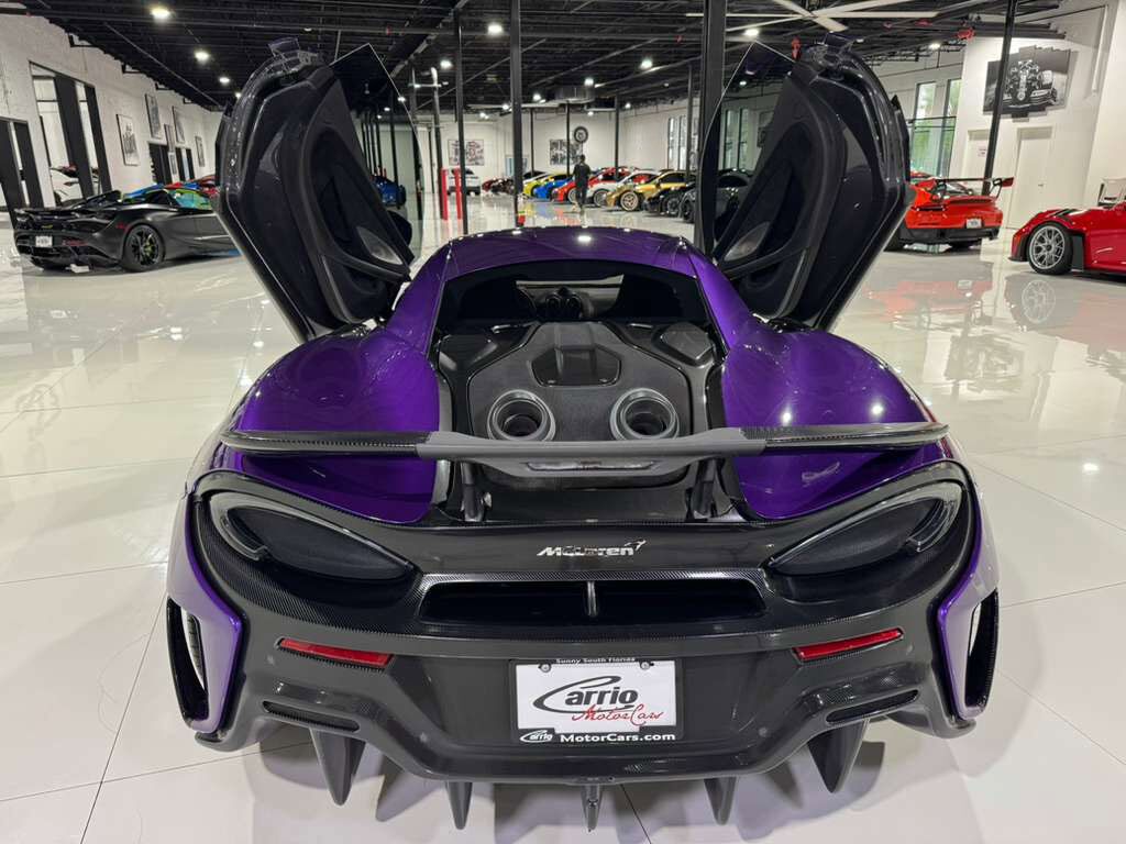 2019 McLaren 600LT MSO Mauvine Blue paint, MSO fenders, Senna seats, B&W audio, carbon galore AND MORE!! Fort Lauderdale FL