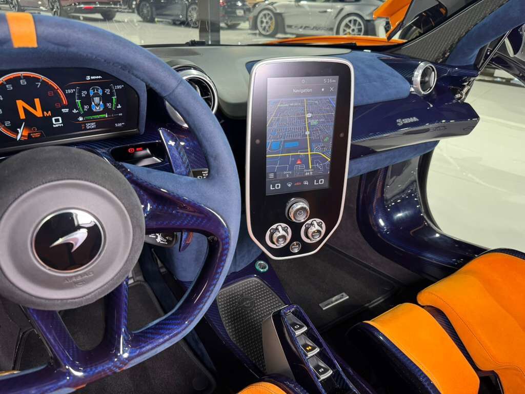 2019 McLaren SENNA Papaya Spark paint, exposed blue carbon throughout, Bowers & Wilkins audio and MUCH MORE!! Fort Lauderdale FL