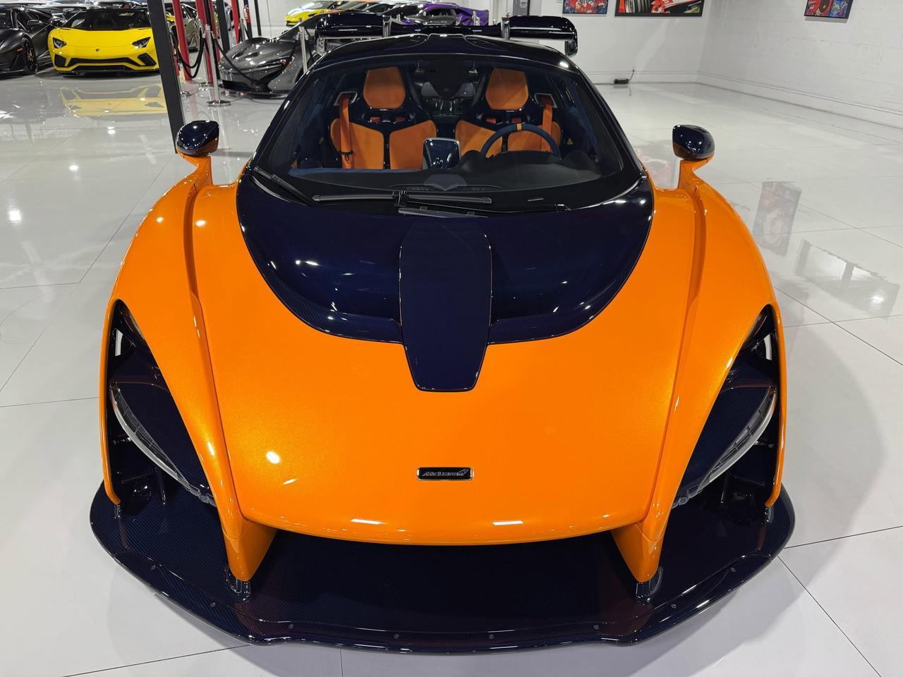2019 McLaren SENNA Papaya Spark paint, exposed blue carbon throughout, Bowers & Wilkins audio and MUCH MORE!! Fort Lauderdale FL