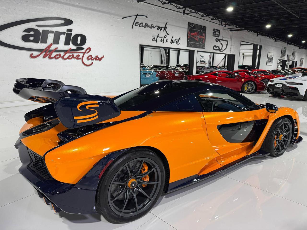 2019 McLaren SENNA Papaya Spark paint, exposed blue carbon throughout, Bowers & Wilkins audio and MUCH MORE!! Fort Lauderdale FL