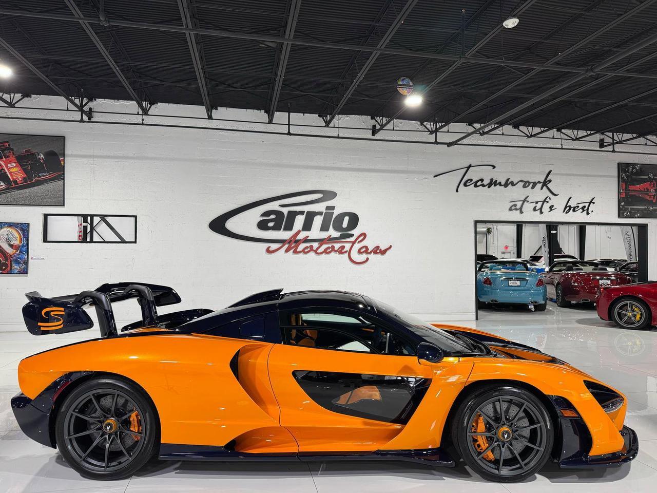 2019 McLaren SENNA Papaya Spark paint, exposed blue carbon throughout, Bowers & Wilkins audio and MUCH MORE!! Fort Lauderdale FL