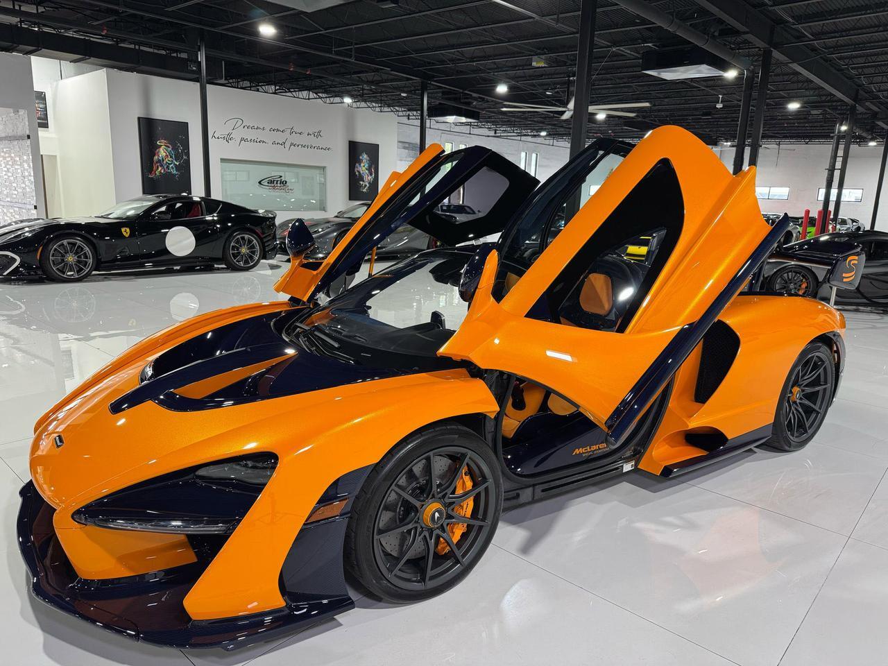2019 McLaren SENNA Papaya Spark paint, exposed blue carbon throughout, Bowers & Wilkins audio and MUCH MORE!! Fort Lauderdale FL